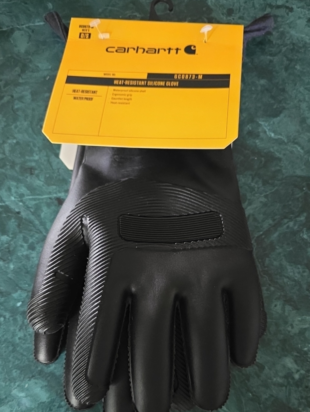 Carhartt Heat-resistant Silicone Gloves. Black. New. O/S